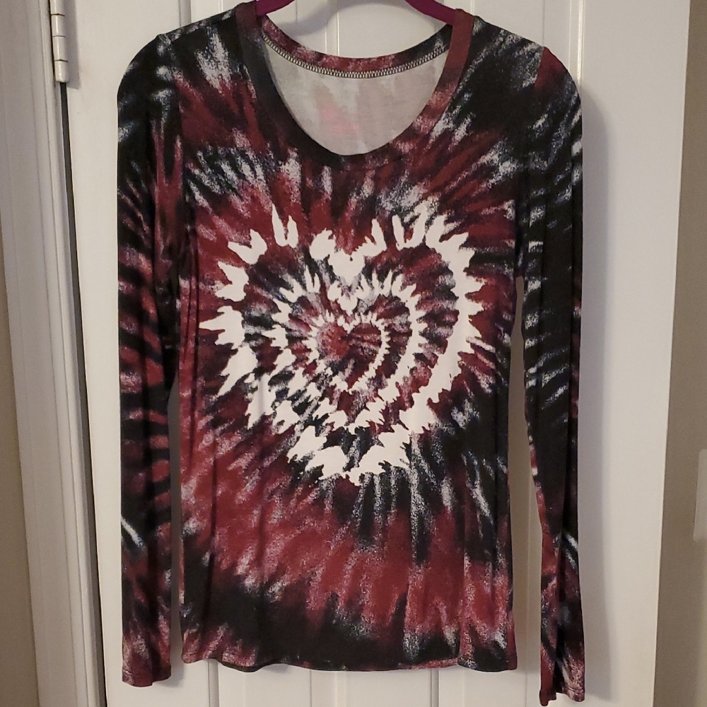 Long Sleeve Tie Dye Shirt Size XS